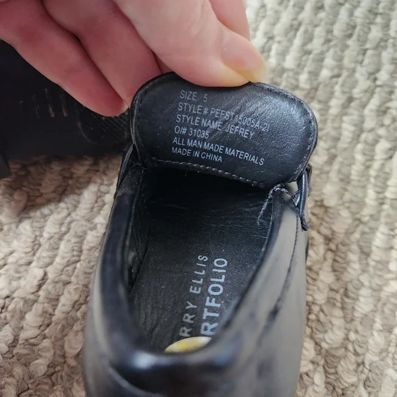 Size 5 Baby Perry Ellis Dress Shoes - Picture 5 of 6
